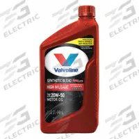VALVOLINE Engine Oil: Synthetic Blend, 1 qt Size, Bottle, 20W-50, High Mileage with Maxlife (MPN 822381). Key specifications — SAE Grade: 20W-50; Brand: VALVOLINE; Compatible Engine Type: Gasoline Engines; Compatible Vehicle Type: Light Duty Trucks; Oil Series: High Mileage with Maxlife.