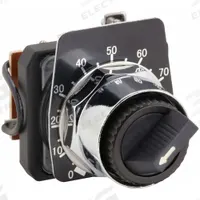 DAYTON Potentiometer: 30 mm Panel Mounting Size, 10,000 ohm Max Resist Rating (MPN 30G487). Key specifications — Manufacturer Part Number: 30G487; Series: Potentiometer SWITCH; Brand: DAYTON; Includes Dial Plate: Dial Plate Included; Knob Style: Standard; Bezel Style: Metallic (Black).