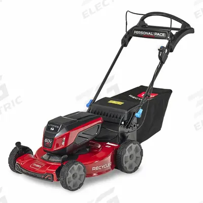 TORO Cordless Lawn Mower: Bag/Mulch Discharge Location, Single Speed Settings - Battery-Powered Lawn Mowers