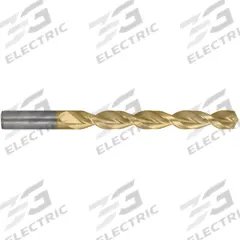 CLEVELAND Jobber Length Drill Bit: 10.2 mm, 135° Split Point, TiN-Coated Cobalt, Fast Spiral (MPN C13036). Key specifications — attr1229327: 0.4016.