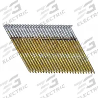 BOSTITCH Framing Nails,3 1/2" L,Galvanized,PK2000: Framing Nails, Flat, Smooth, Steel, 2,000 PK (MPN S16D131GAL-FH). Key specifications — Point Type: Diamond; Brand: BOSTITCH.