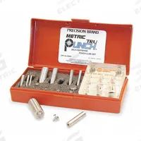 APPROVED VENDOR Punch and Die Set: Round Punch, Tool Steel, 9 I.D. Pilots (MPN 40300). Key specifications — attr277229: APPROVED VENDOR; attr255989: 8.00mm; attr255991: Round; attr255993: Tool Steel.