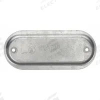 Covers for Conduit Access Fitting: Steel, Galvanized, 1/2 in Trade Size (MPN 170). Key specifications — Finish: Galvanized; Includes: Screws; For Use With: Hubbell Killark Threaded Rigid Conduits; Brand: HUBBELL KILLARK; Mfr. Series: Duraloy 7.