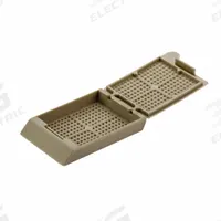 CAPLUGS Biopsy Cassettes: Gray, Polyoxymethylene, 1.65 in Overall Lg, 1.12 in Overall Wd (MPN 2584249H90E1). Key specifications — Color: Gray; Material: Polyoxymethylene; Brand: CAPLUGS; Product Type: Embedding Cassette.