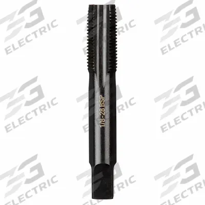 MILWAUKEE Straight Flute Taper Tap: 1/8"-28 BSP, 2B, 4 Flute, Taper Chamfer (MPN 49-57-5190) - General Purpose Pipe Taps