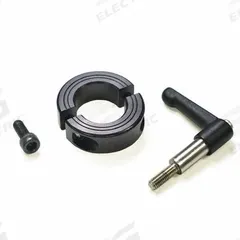 RULAND MANUFACTURING Quick Clamping Shaft Collar: 60 mm Bore Dia, Round, 1215, Carbon Steel, Black (MPN LV-MSP-60-F). Key specifications — Handle Color: Black; Collar Material Finish: Black Oxide; Brand: RULAND MANUFACTURING.