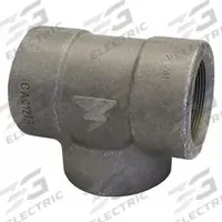 ANVIL Metal Pipe Tee: 1 1/4 in x 1 1/4 in x 1/2 in, 1,500 psi @ 150°F, Steel, Class 3000 (MPN 0361123953). Key specifications — Maximum Operating Pressure: 1,500 psi @ 150 °F; (DO NOT SEND) Manufacturer Location: Globally Sourced.