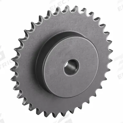 TRITAN Roller Chain Sprocket: One-Sided Hub, For Single Strands, 40, 35 Teeth - Size 40 Plain-Bore Roller Chain Sprockets