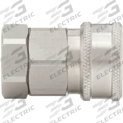 SNAP-TITE Hydraulic Quick Connect Hose Coupling: 1/4 in, 316 Stainless Steel - H Series Hydraulic Quick-Connect Coupling Bodies