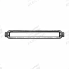 KEN FORGING Turnbuckle Body: 17 1/4 in Overall Lg, Carbon Steel, Plain, 27,000 lb Working Load Limit (MPN TB117-J). Key specifications — Finish: Plain; Thread Size: 1-5/8"-5-1/2; Thread Type: UNC; Material: Carbon Steel; Lifting Capability: Not for Lifting; Brand: KEN FORGING.