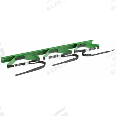 SAFTCART Cylinder Bracket: 3 Cylinder, For 9 1/2 in to 10 in Dia - Wall-Mounted Brackets