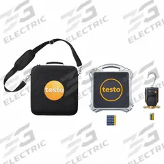 TESTO Charging Scale: 220 lb Max, Built-In Display, 11 5/16 in H x 11 5/16 in W x 12 3/16 in L (MPN 0564 2560 01). Key specifications — Includes: Shoulder Bag; Accuracy: ± 0.03% ± 0.4 oz; Brand: TESTO; Product Type: Charging Scale.