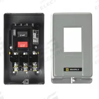 SQUARE D Manual Motor Starter: Non-Reversing, 2 Poles, 27 A, NEMA Size M-1, Thermal Protection (MPN 2510MCG1). Key specifications — Maximum Voltage Rating: 600V AC; Brand: SQUARE D; Thermal Units Required: 1 (Not Included).