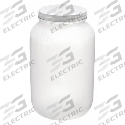 DYNALON Laboratory Jar: HDPE, Metal, 1 gal, 152 mm Body Dia, 254 mm Ht, Non-Sterile - HDPE Lab Jars