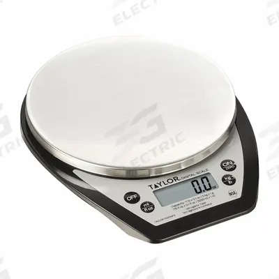 TAYLOR Food Scale: 6 in Weighing Surface Dp, 6 in Weighing Surface Wd - Food Scales