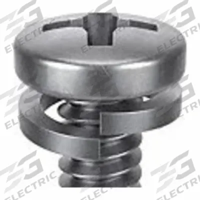 SEMS Screw: Split Lock, #6-32 Thread Size, 1/4 in Lg, Stainless Steel, Passivated - Machine Screws with Split Lock Washers
