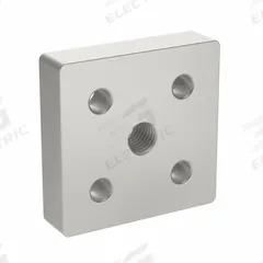 Base Plate: 25 Series, Aluminum, 50.8 mm x 12.7 mm x 50 mm, Drop-In, Quad, Adj (MPN 25-2131). Key specifications — Includes Fasteners: No; Mounting Type: Drop-In; System of Measurement: Metric; Finish: Anodized; Brand: 80/20; Material: Aluminum; Product Type: Center Tap Base Plate; Adjustable: Yes.