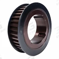 APPROVED VENDOR Timing Belt Pulley: Modified Curvilinear, Bushed, For GT Timing Belt Section (MPN 39-14MX37-3020). Key specifications — Brand: APPROVED VENDOR; Finish: Black Oxide; For Belt Series: Polychain® GT® Carbon™; For Bushing Size: 3020.