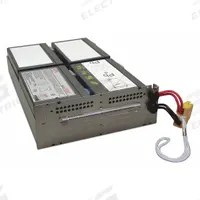 APC BY SCHNEIDER ELECTRIC UPS Replacement Battery: 48 V DC Volt, Detachable Cable (MPN APCRBC133). Key specifications — Battery Connection: Detachable Cable; Compatible with Manufacturer Model Number: SMT1500R2X122.