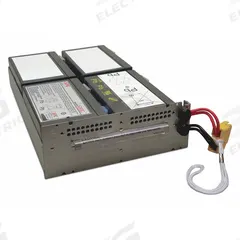 APC BY SCHNEIDER ELECTRIC UPS Replacement Battery: 48 V DC Volt, Detachable Cable (MPN APCRBC133). Key specifications — Battery Connection: Detachable Cable; Compatible with Manufacturer Model Number: SMT1500R2X122.