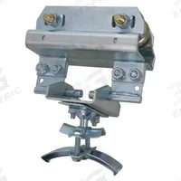 GLEASON Festoon Intermediate Trolley: I-Beam, Round, 0.6 in – 0.94 in, 5.5 in Overall Lg (MPN F-IT-S3/5.7R2). Key specifications — Compatible Cable Type: Round; Trolley Wheel Material: Steel; Brand: GLEASON; Compatible I-Beam Size: S6 x 12.5; Compatible Track Type: I-Beam; Includes: (4) Ball Bearing Wheels; Material: Steel.
