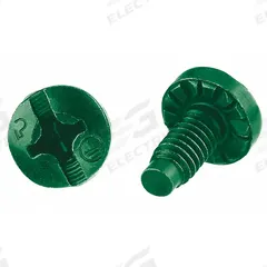 PANDUIT Grounding Screw: Steel, Green, #12-24 Bonding Cage Nuts, 0.5 in Overall Lg (MPN RGTBSG-C). Key specifications — For Product Type: #12-24 Bonding Cage Nuts; Brand: PANDUIT; Accessory Type: Bonding Screw; Color: Green; Material: Steel.