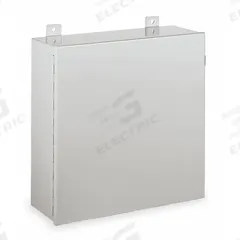 WIEGMANN Enclosure: Steel, 24 in x 20 in x 7 in, NEMA 12/13, Solid Cover, Hinged (MPN B242007CH). Key specifications — Brand: WIEGMANN; Closure Method: Clamps; Knockouts: Not Included.