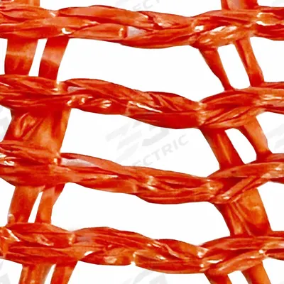 TENAX Debris Netting: Orange, 4 ft Overall Ht, 150 ft Overall Lg - Debris & Scaffolding Nets