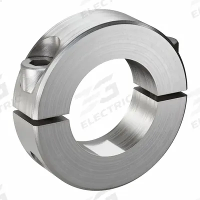 RULAND MANUFACTURING Shaft Collar: 2-Piece, Inch, Round, Clamp-On, 1 in Bore Dia - Stainless Steel Shaft Collars