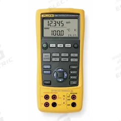 FLUKE Handheld Temperature Calibrator: -328°F to 4,532°F /-200°C to 800°C, -10mV DC to 100mV DC (MPN Fluke-724). Key specifications — Brand: FLUKE; For RTD Type: Pt 500 (385); Parameters Measured: Voltage.