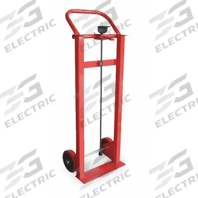 Dayton Furniture Hand Truck: 400 lb, 1 Desks Supported, Flow-Back, Red - File-Cabinet Hand Trucks