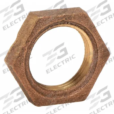 APPROVED VENDOR Locknut: Locknut, 1/2 in, NPSL Threaded, Brass - Low-Pressure Threaded Pipe Fittings