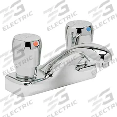 ZURN Low Arc Bathroom Faucet: AquaSpec®, Centerset, Cast Brass, Chrome Finish, 0.5 gpm Flow Rate (MPN Z86500-XL-3M). Key specifications — Brand: ZURN; Series: AquaSpec®; Includes: Mounting Hardware.