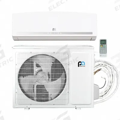 PERFECT AIRE Mini-Split Air Handler/Condenser: 18,000 BtuH, 750 sq ft - Pre-Charged Quick-Connect Mini-Split Systems