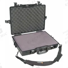 PELICAN Protective Case: 13 1/8 in x 18 7/8 in x 3 7/8 in Inside, Convoluted/Pick and Pluck/Solid (MPN 1495-000-110). Key specifications — Closure Type: Double Throw; Material: Plastic; Brand: PELICAN; Includes Foam Insert: Foam Insert Included.