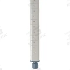 METRO Shelving Post: 62 3/16 in x 1 3/4 in, Taupe, 18 ga Post Gauge, Steel, Epoxy Coated (MPN MQ63PE - 9995Z). Key specifications — attr37235: Steel; attr37236: Epoxy Coated; attr37233: Taupe; attr37247: (8) MetroMax S Hooks; attr33785: METRO.