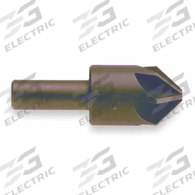 KEO Countersink: 110°, 6 Flute, 1/4 in Body Dia - Smooth-Finish Six-Flute Countersinks