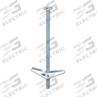 Toggle Bolt Anchor: 11/16 in Dia, 4 in Overall Lg, 1/4"-20 Thread Size, Steel, Zinc Plated, 50 PK (MPN U63265.025.0400). Key specifications — Screw Size: 1/4 in; Compatible Material: Drywall; Material Grade/Class: Grade 4.8; System of Measurement: Inch; Wall Anchor Type: Toggle Bolt Anchor; Color: Blue/White; Brand: APPROVED VENDOR; Anchor Type: Toggle.
