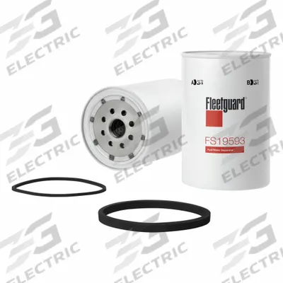 FLEETGUARD Automotive Fuel Filter: 13 7/8 in Overall Lg, 4 1/4 in Outside Dia, Diesel Fuel - Spin-On Fuel/Water Separators