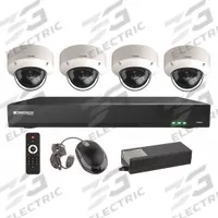 VITEK Video Surveillance Digital Systems: Dome, 4 Cameras Included, 2.8 mm Max Focal Lg, 5MP, 12V DC (MPN VT-TH5KT820TD-2). Key specifications — Brand: VITEK; Camera Operating Voltage: 12V DC; Camera Resolution: 5MP; Lens Type: Fixed.