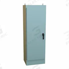 HAMMOND Electrical Enclosure: Steel, 72 in x 24 in x 18 in, NEMA 12, Solid Cover, Hinged (MPN 1418W18). Key specifications — Brand: HAMMOND; Closure Method: Handle; Knockouts: Not Included.