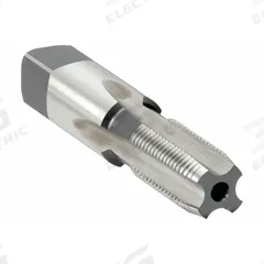 CLEVELAND Pipe and Conduit Thread Tap: 1/2"-14 NPSF, 4 Flute, Semi-Bottoming Chamfer (MPN C64133)