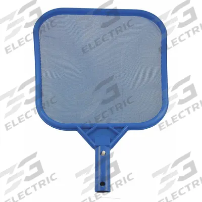 JED POOL TOOLS Leaf Skimmer: Blue/Gray, Plastic, 18 in Overall Ht - Hand Pool Skimmers & Rakes