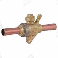 PARKER Refrigerant Ball Valve: 21 Cv, 3/4 in Female Sweat, Access Port, Relief Port, -40°F to 300°F (MPN EBVT-PR1060 BALL VALVE). Key specifications — Brand: PARKER; Access Port: Yes; Relief Port: Yes.