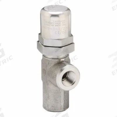 Parker Pressure Control Valve: 10 gpm, 10 psi Max Set, Stainless Steel - Soft-Seat Pressure Control Valves