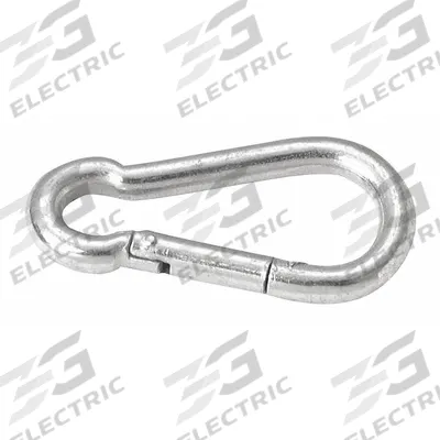 CAMPBELL Spring Snap: 1 Snaps, 160 lb Working Load Limit, Steel - Load Rated Spring Snaps