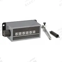 DAYTON Mechanical Counter: Top Coming (TC), Top Coming (TC), Base Mounting, Black, White, 6 Digits (MPN 6X596). Key specifications — attr1048545: 6X596; attr1048549: DAYTON; attr1048546: Black; attr1048554: White; attr1048558: Counter May be Handheld or Mounted; attr1048564: Right Hand Top Coming; attr1048565: Base; attr1048567: Mechanical.