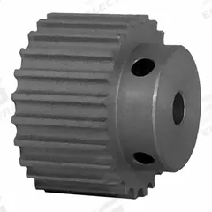 DAYTON Timing Pulley: Curvilinear, Fixed, For 15 mm Belt Wd, 24 Teeth, 5 mm Pitch, Aluminum (MPN 24-5M15-6A3). Key specifications — Brand: DAYTON; Finish: Clear Anodized; For Belt Series: Powerhouse®.