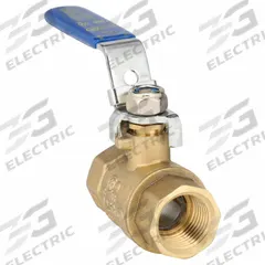 APPROVED VENDOR Manual Two-Way Ball Valve: 1/2 in, Straight, FNPT x FNPT, Full Port Ball Port, Lever (MPN 32H970). Key specifications — Brand: APPROVED VENDOR; Handle: Locking Lever.