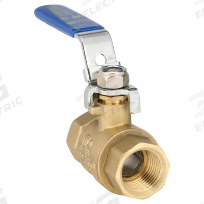 APPROVED VENDOR Manual Two-Way Ball Valve: 1/2 in, Straight, FNPT x FNPT, Full Port Ball Port - Brass Ball Valves